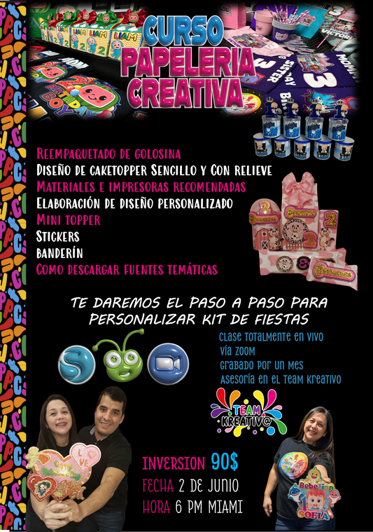 CURSO PAPELERIA CREATIVA